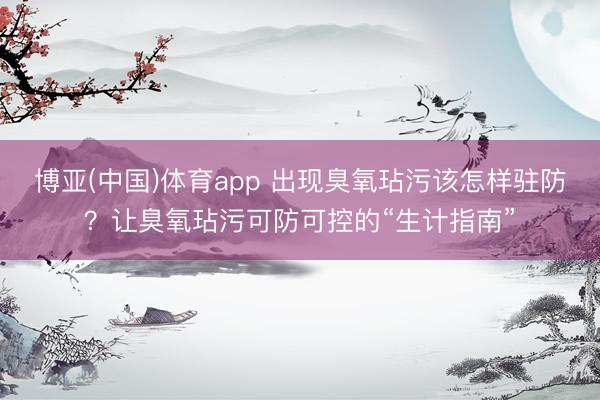 博亚(中国)体育app 出现臭氧玷污该怎样驻防？让臭氧玷污可防可控的“生计指南”